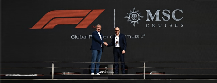 La Fórmula 1 anuncia a MSC Cruceros como patrocinador global antes de la temporada 2022
